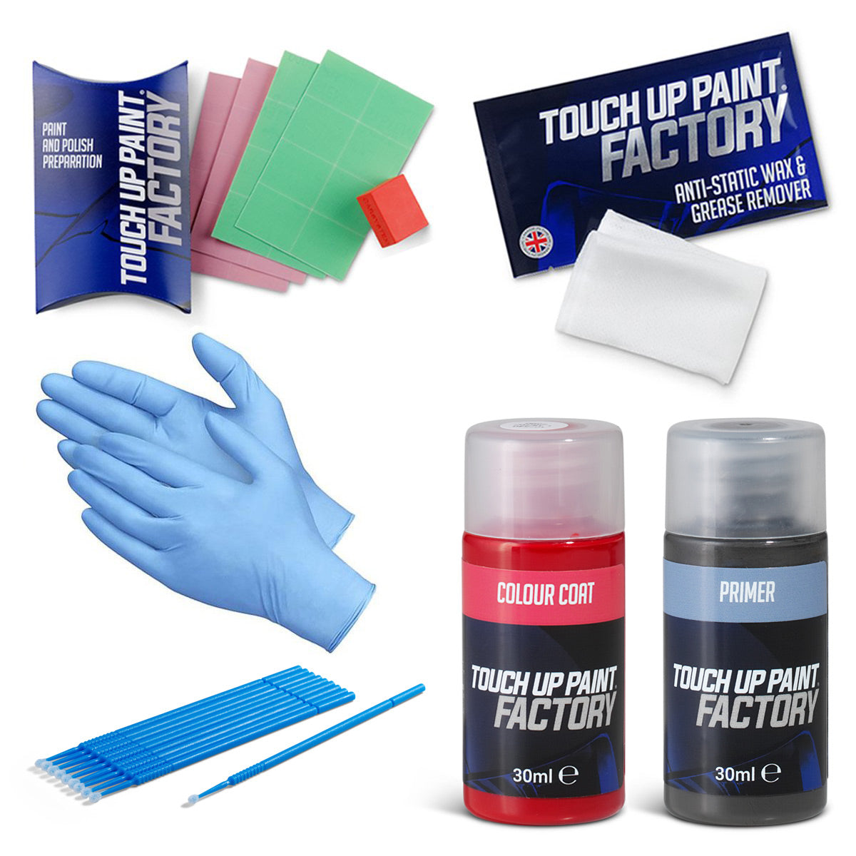 “All in One” Colour, Primer and Fine Wet & Dry Sanding Kit | TUPF